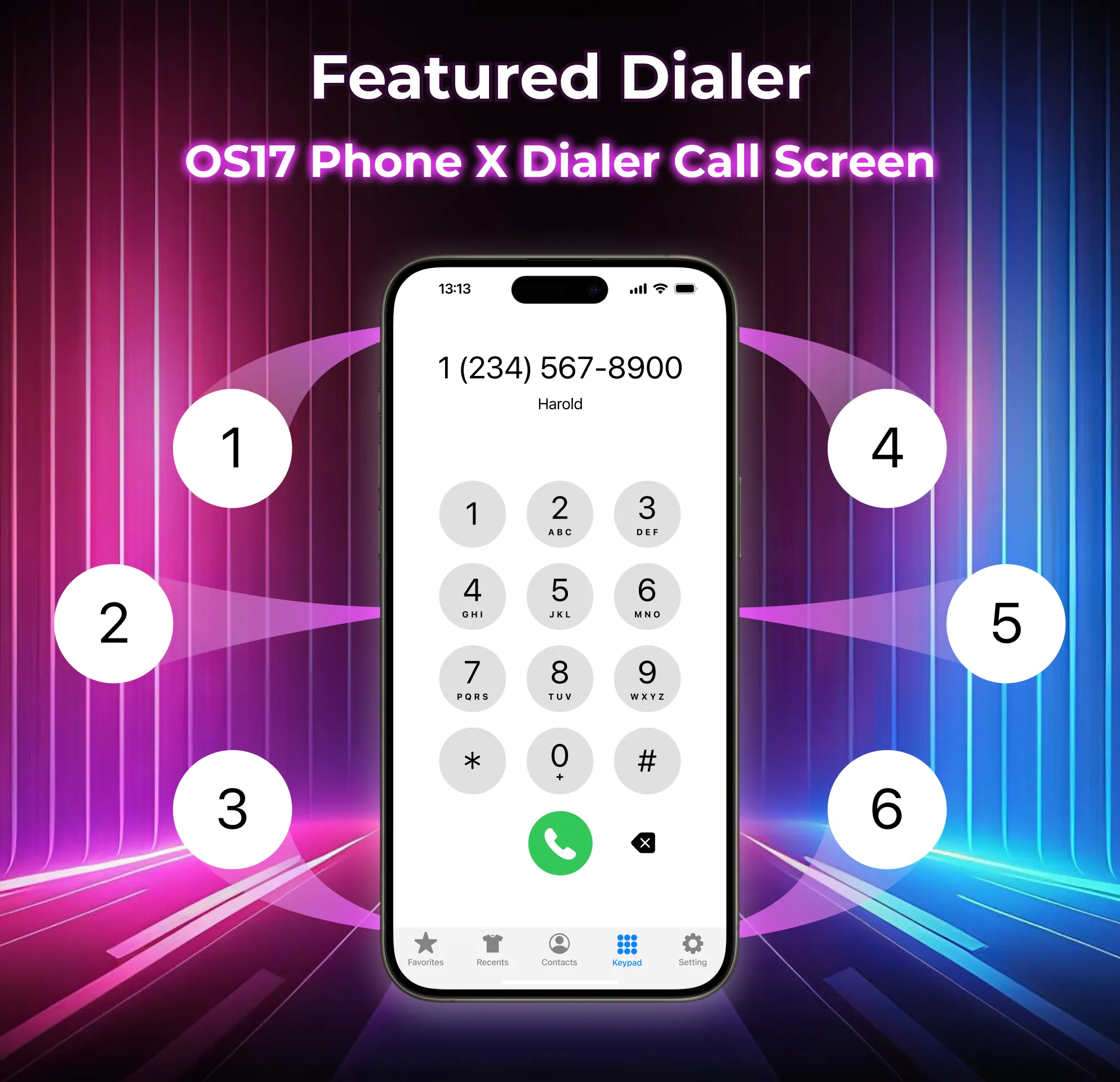 iCall - Phone Dialer Screen | Indus Appstore | Screenshot