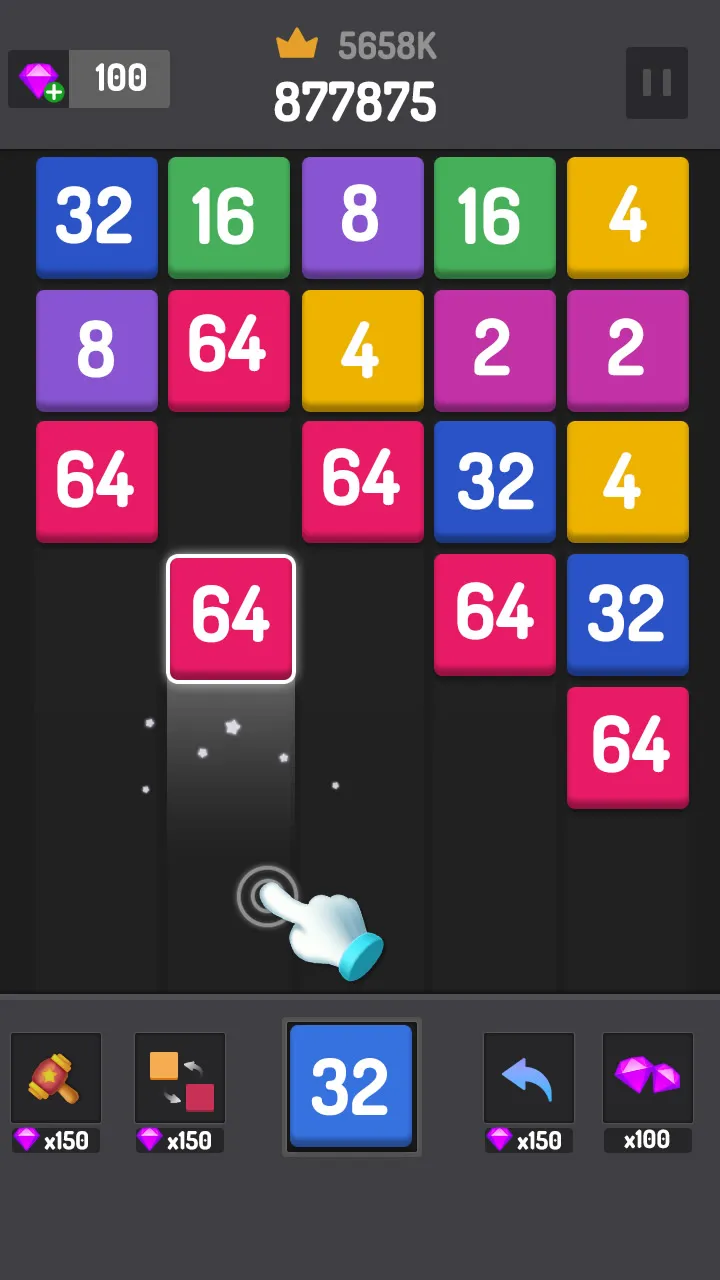 Number Games - 2048 Blocks | Indus Appstore | Screenshot