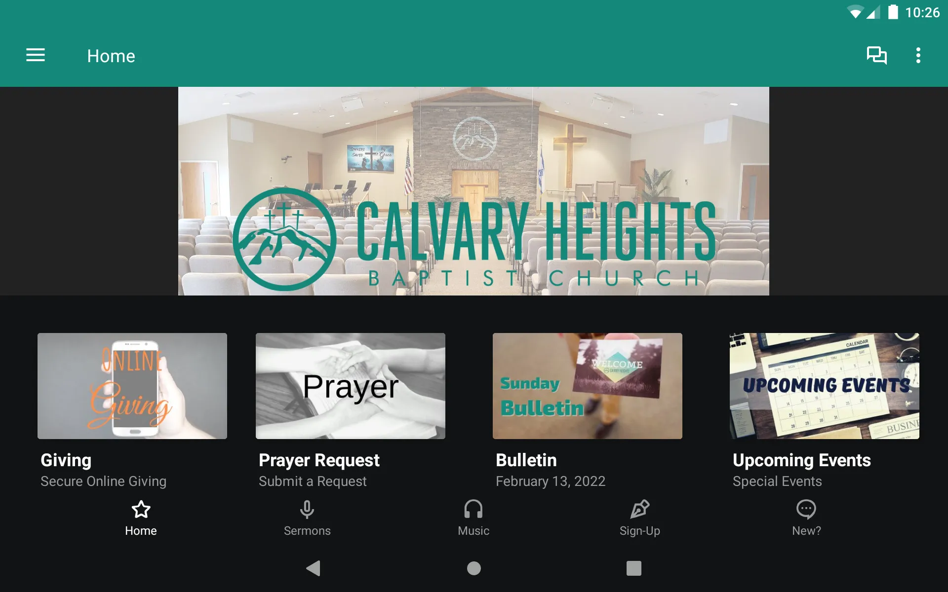 Calvary Heights Baptist Church | Indus Appstore | Screenshot