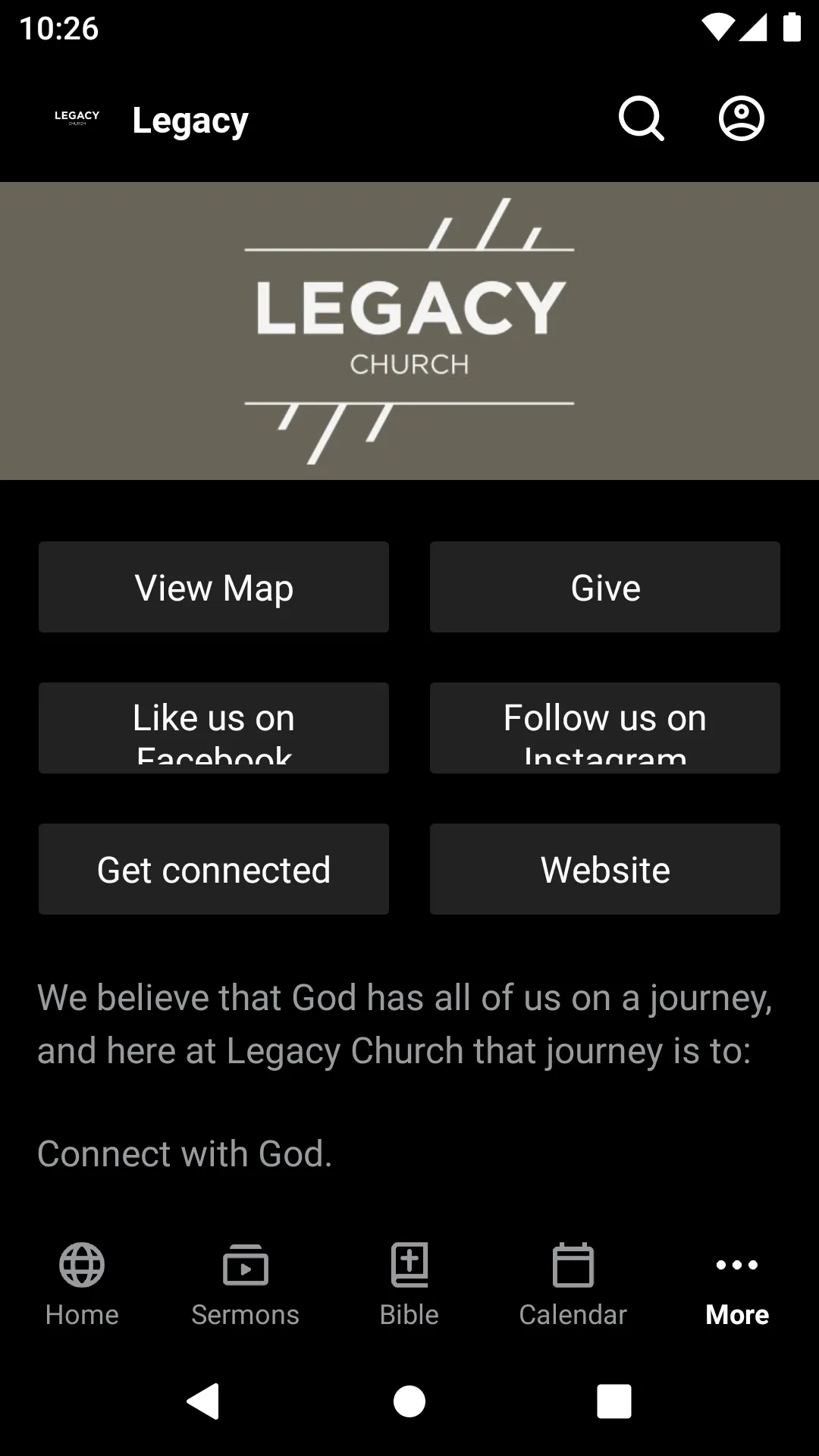 Legacy Church App | Indus Appstore | Screenshot