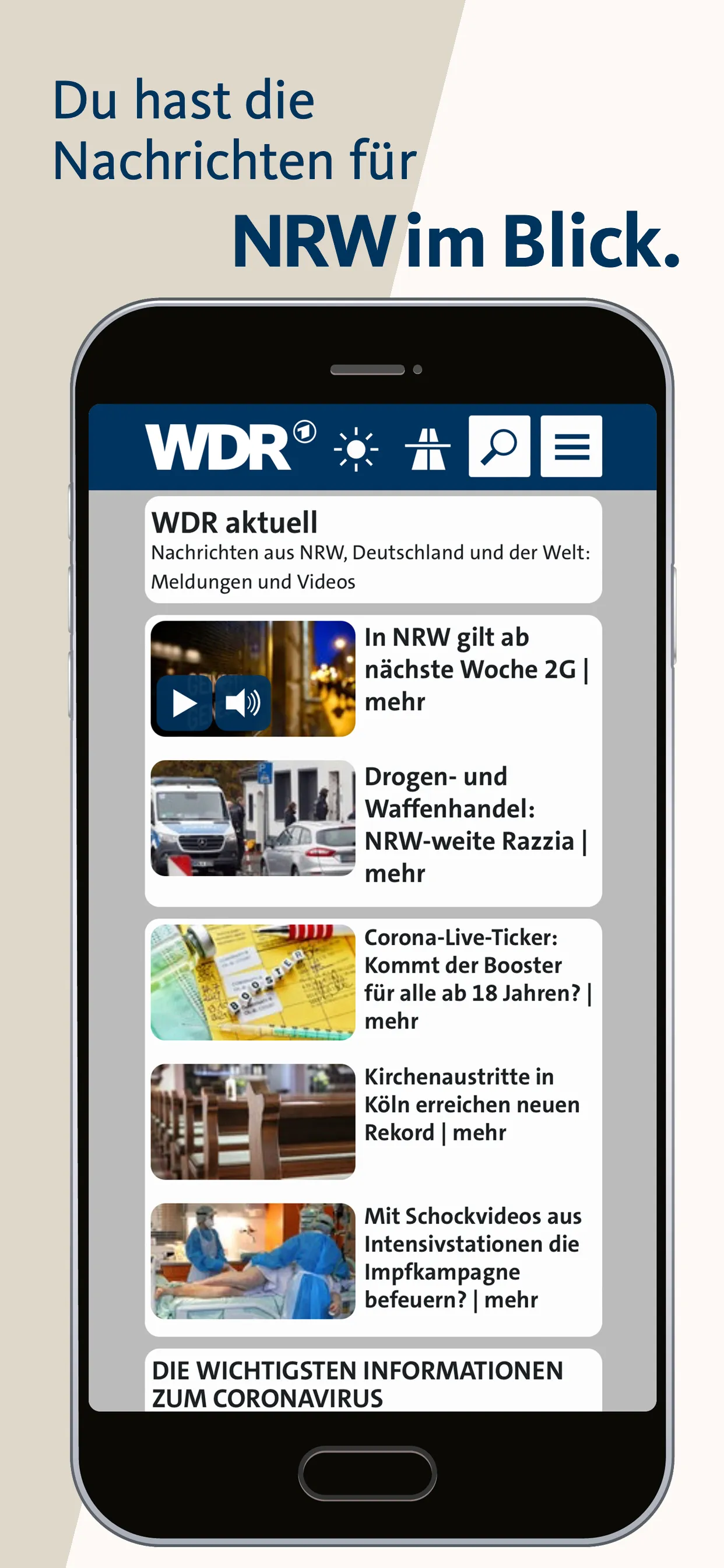 WDR – Radio & Fernsehen | Indus Appstore | Screenshot