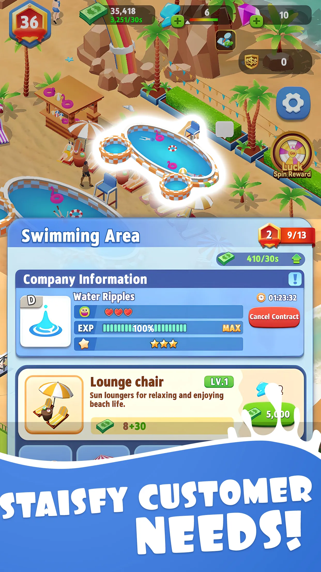 Idle Beach Carnival | Indus Appstore | Screenshot