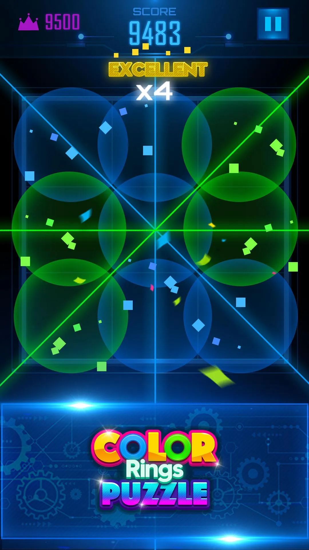 Color Rings Puzzle | Indus Appstore | Screenshot