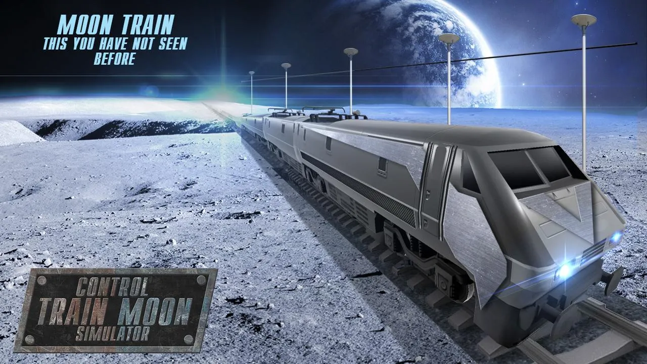 Control Train Moon Simulator | Indus Appstore | Screenshot