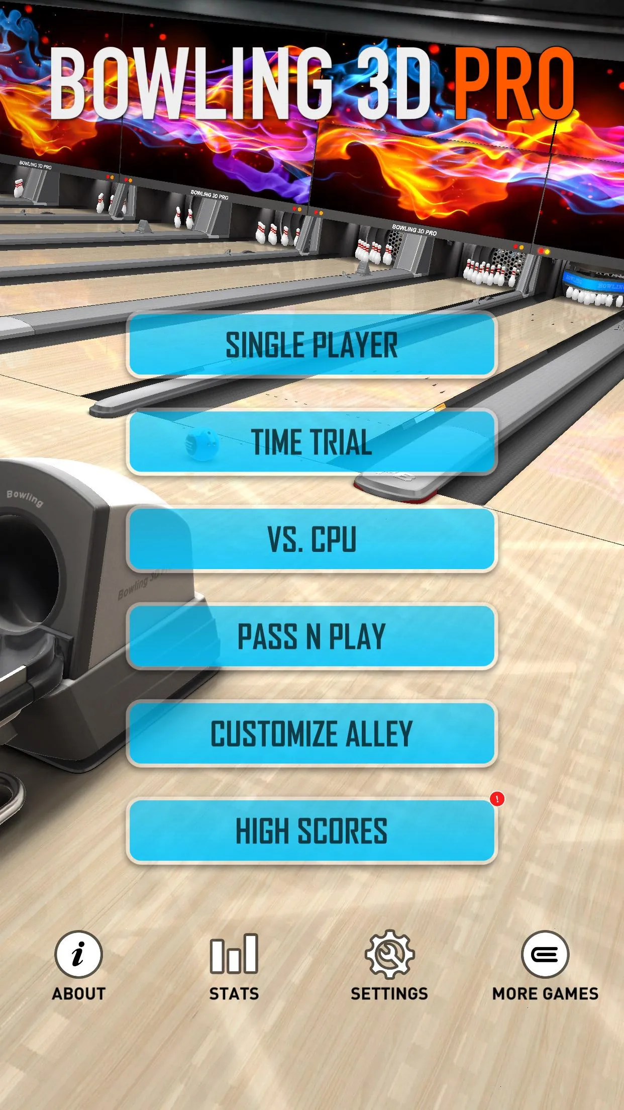 Bowling 3D Pro | Indus Appstore | Screenshot