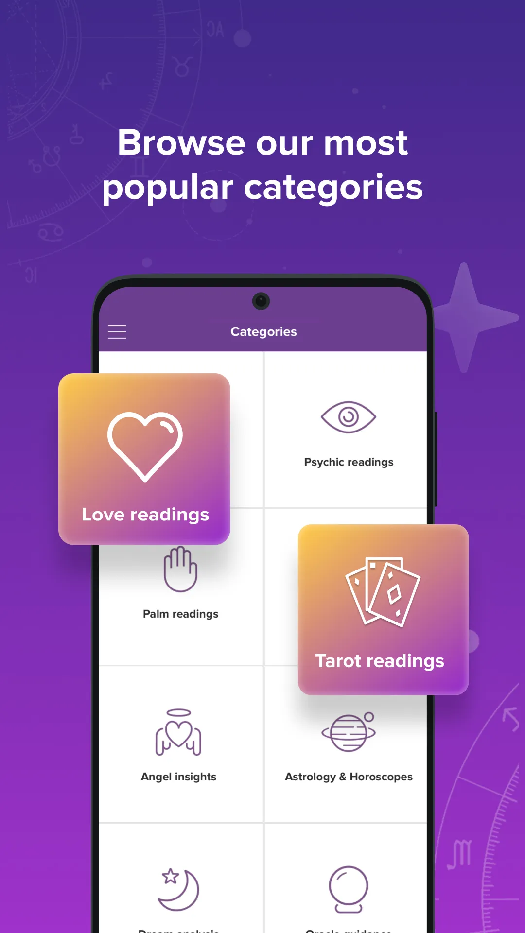 Purple Ocean Psychic Readings | Indus Appstore | Screenshot