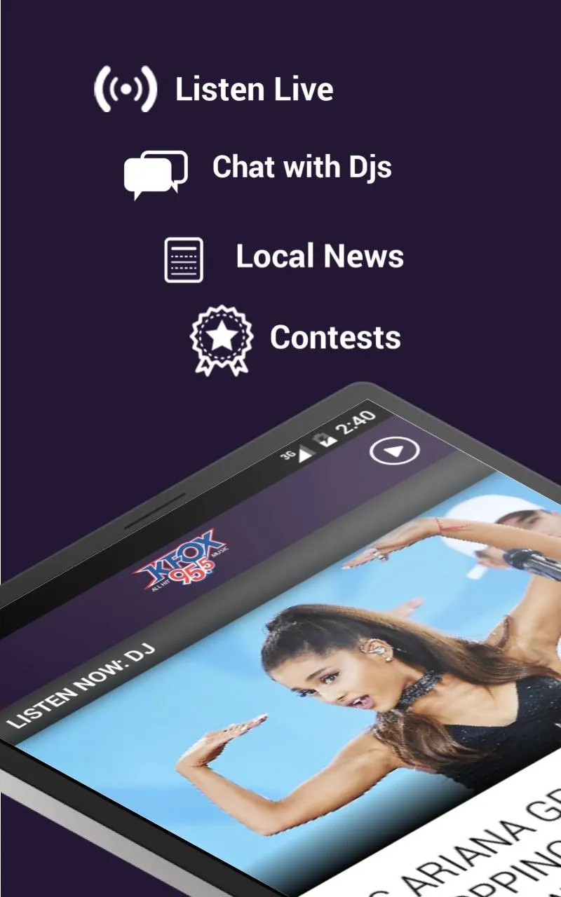 K-Fox 95.5 (KAFX) | Indus Appstore | Screenshot