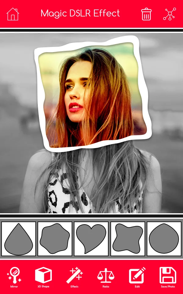 3D Mirror Photo Collage Editor | Indus Appstore | Screenshot