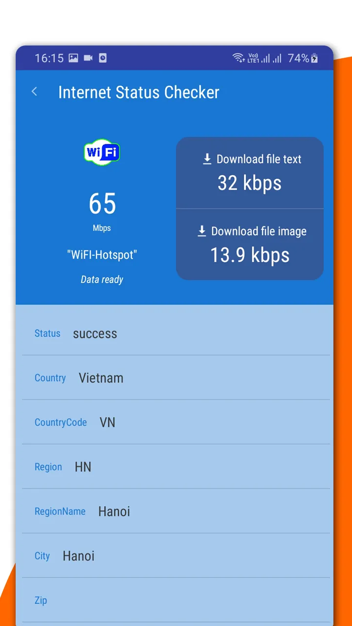 Online 4G internet speed meter | Indus Appstore | Screenshot