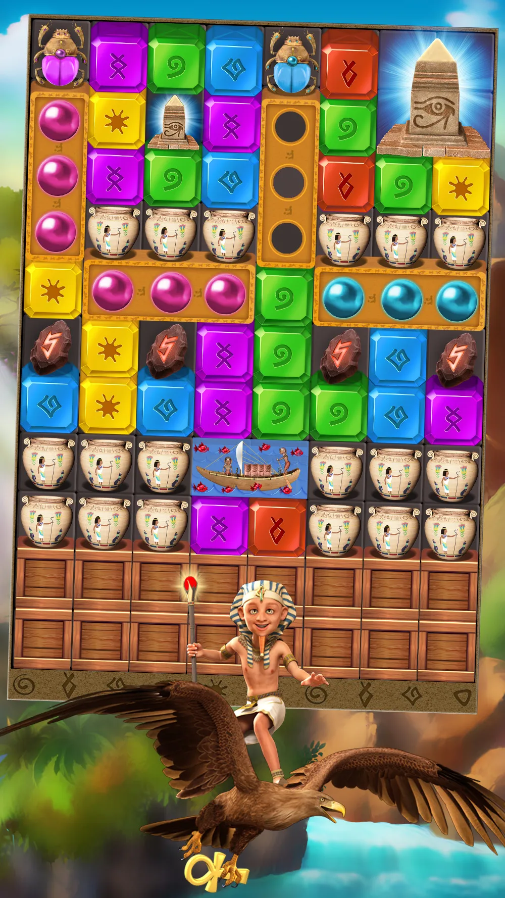 Jewel Block Ancient Temple | Indus Appstore | Screenshot