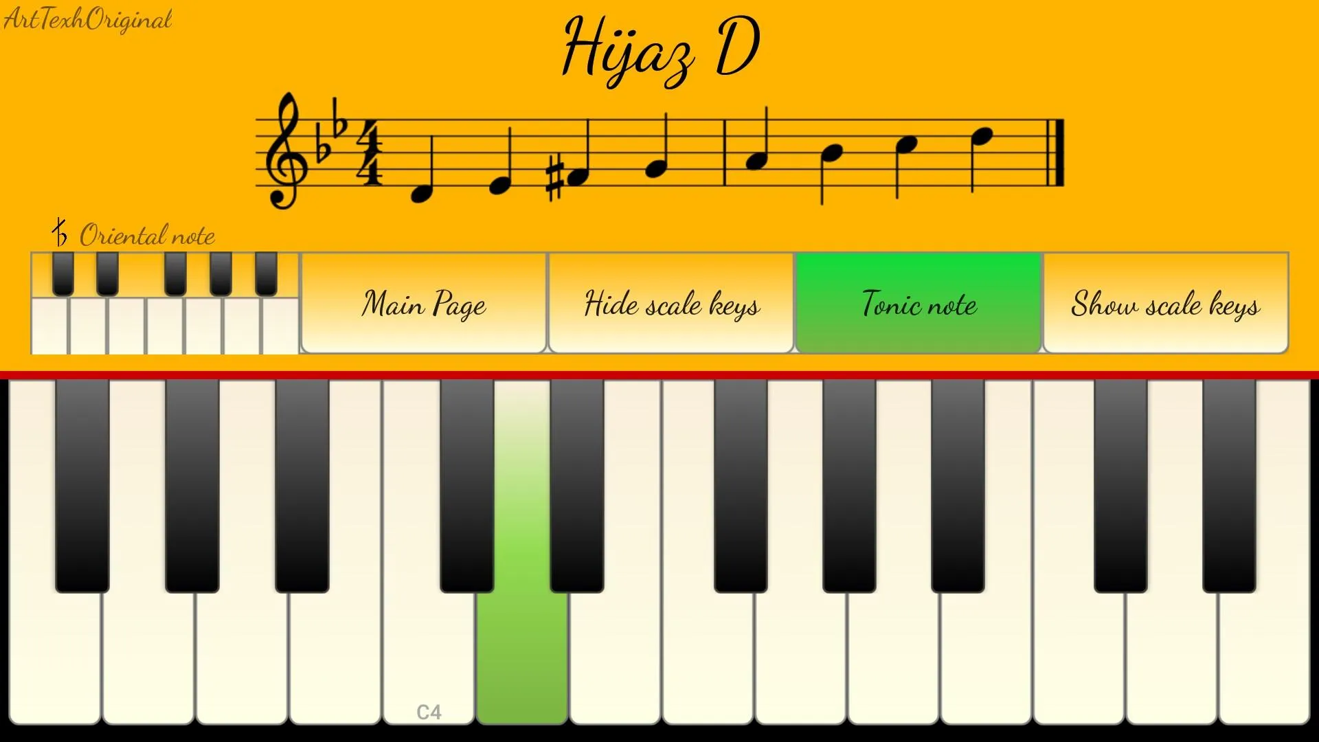 Oriental music scales | Indus Appstore | Screenshot