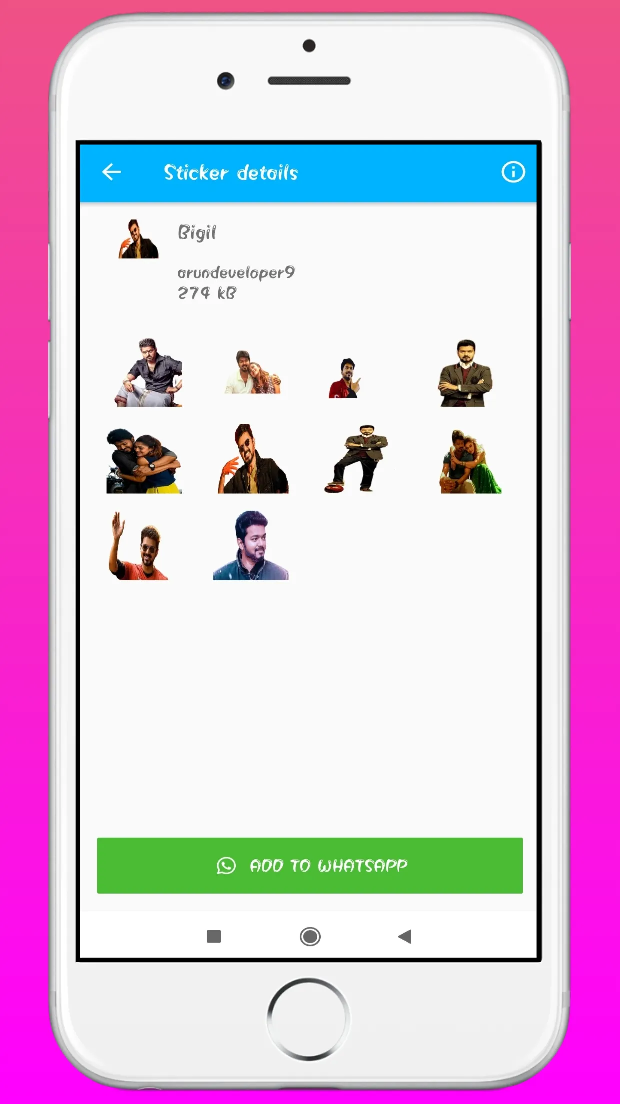 Vijay Thalapathy Stickers | Indus Appstore | Screenshot