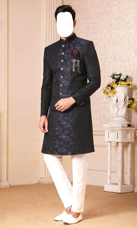 Men Sherwani Photo Suit | Indus Appstore | Screenshot