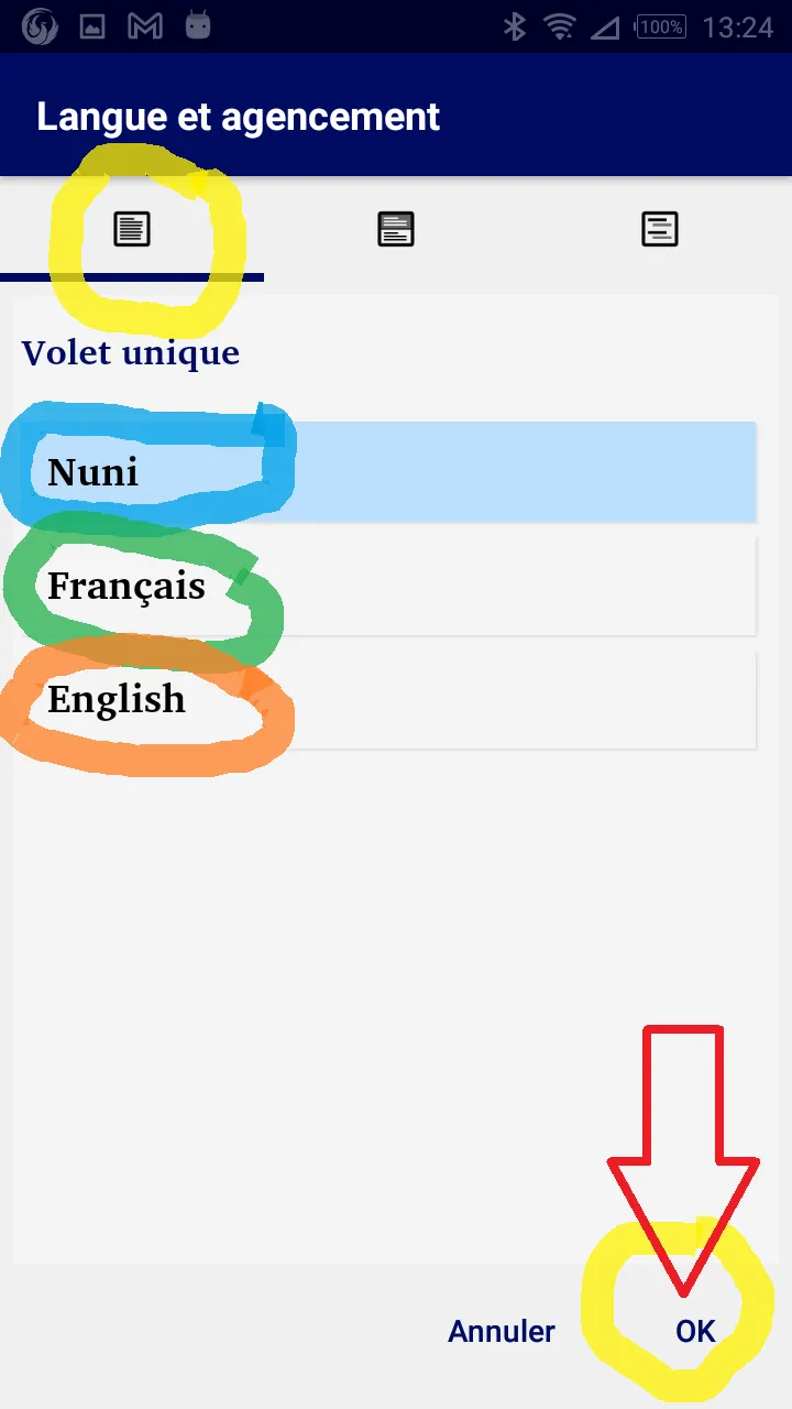 Nuni Nord et français English | Indus Appstore | Screenshot