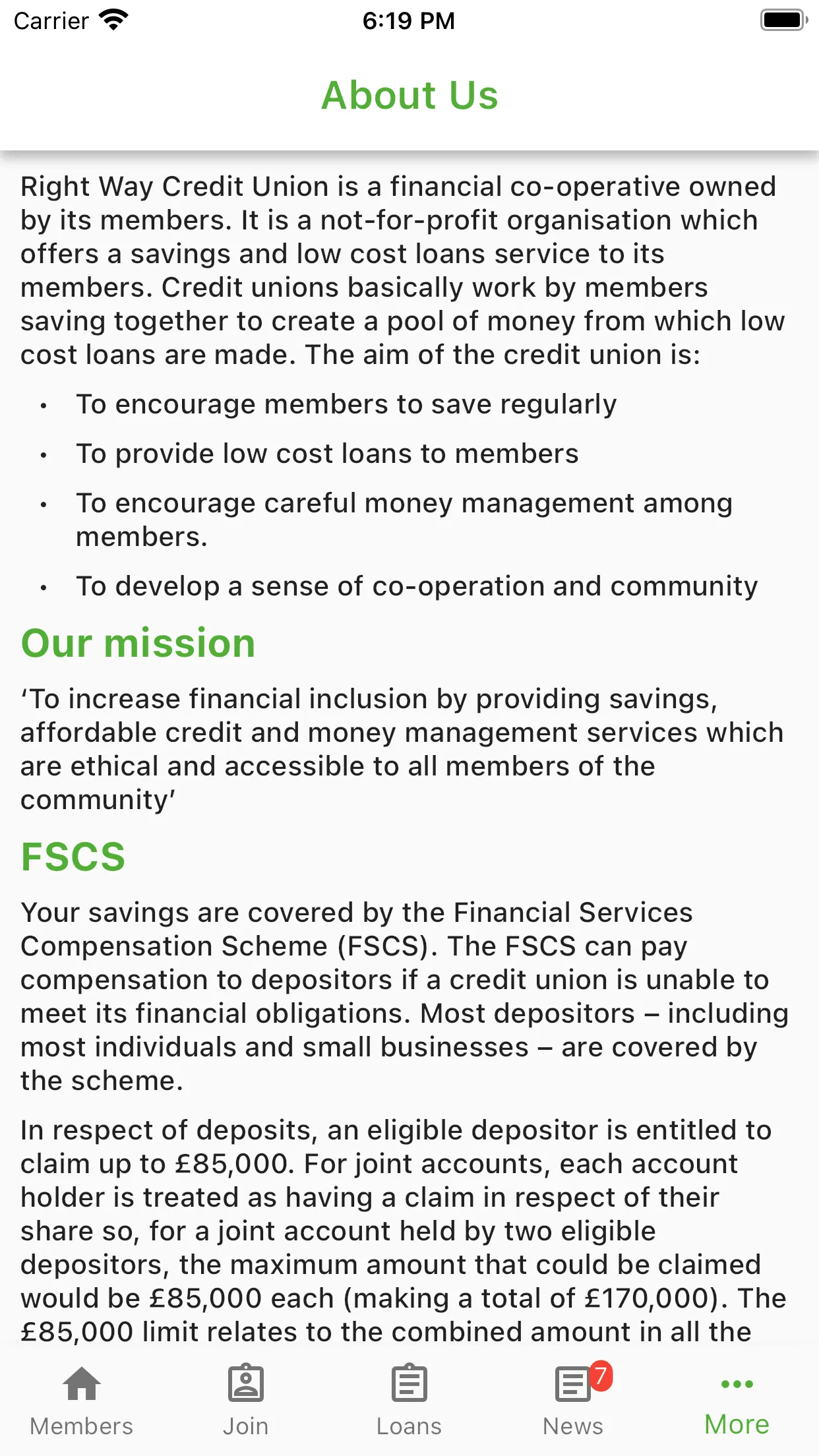 Right Way Credit Union | Indus Appstore | Screenshot