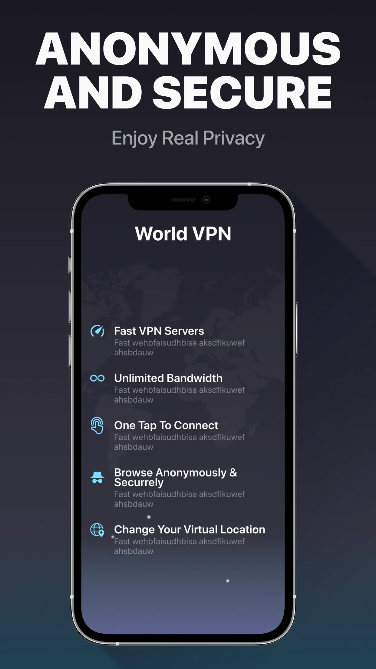 World VPN Confident and Secure | Indus Appstore | Screenshot