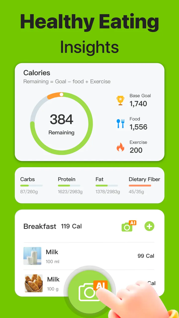 Cal Pal -AI Calorie Tracker | Indus Appstore | Screenshot