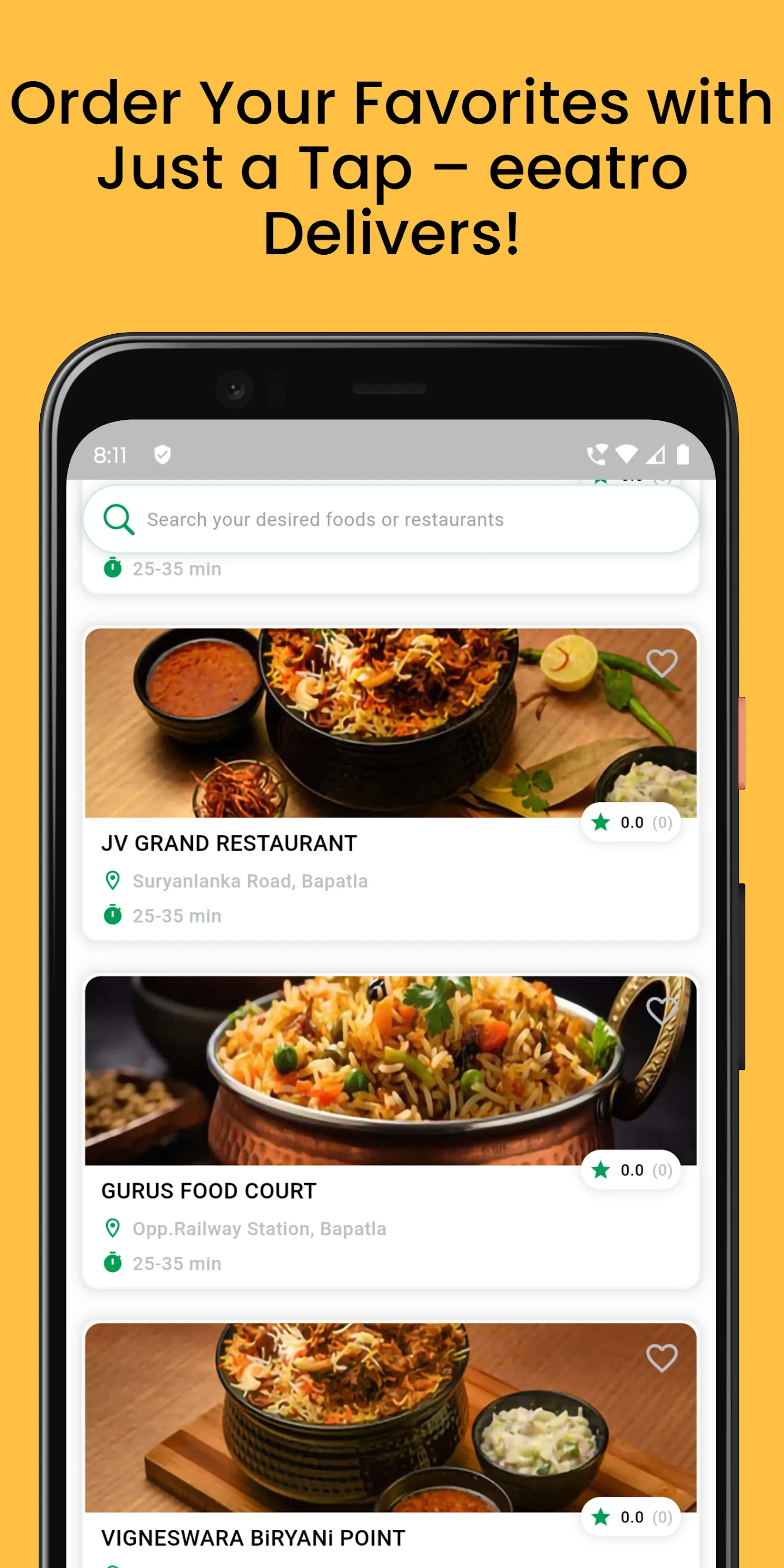 eeatro : Food Delivery | Indus Appstore | Screenshot