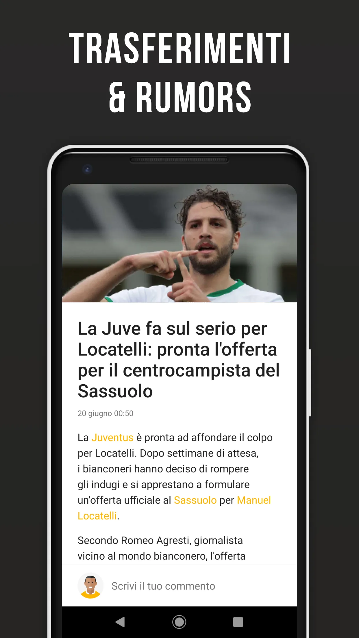 Bianconeri Live: App di calcio | Indus Appstore | Screenshot