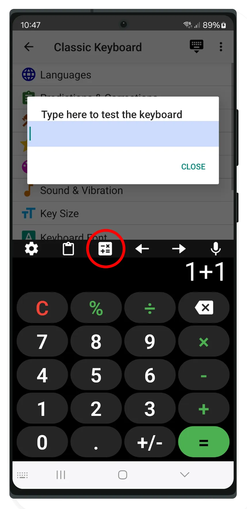 Classic Big Keyboard | Indus Appstore | Screenshot