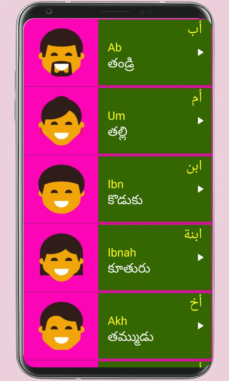 Learn Arabic from Telugu | Indus Appstore | Screenshot