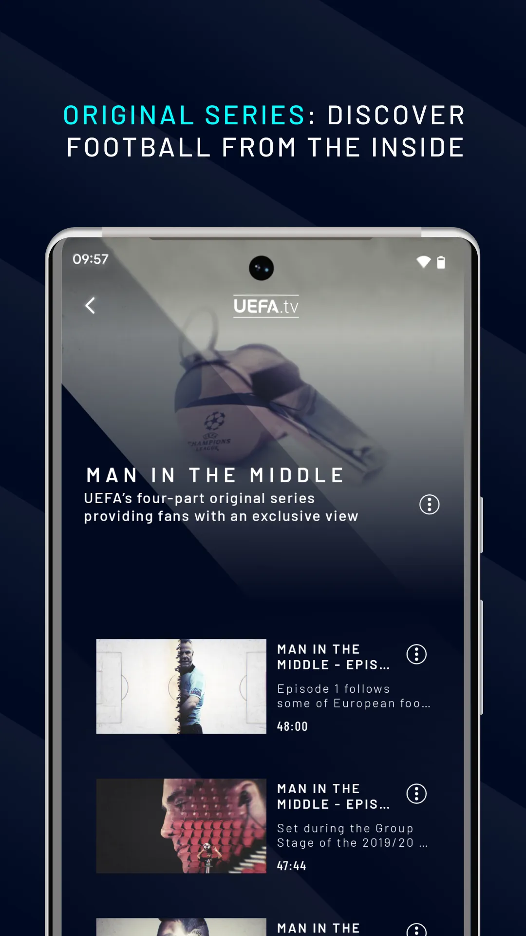 UEFA.tv | Indus Appstore | Screenshot