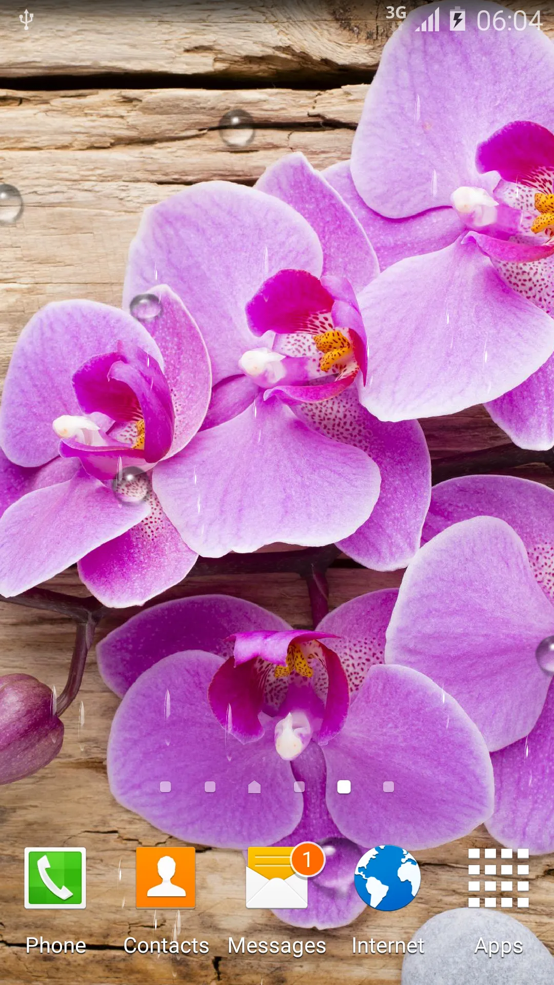 Orchids Live Wallpaper | Indus Appstore | Screenshot