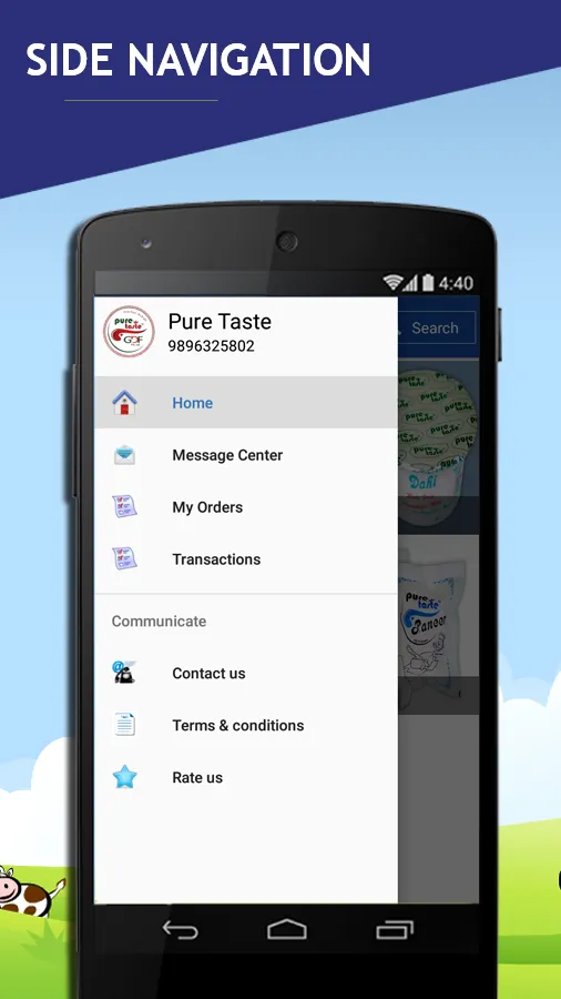 Pure Taste Dairy | Indus Appstore | Screenshot