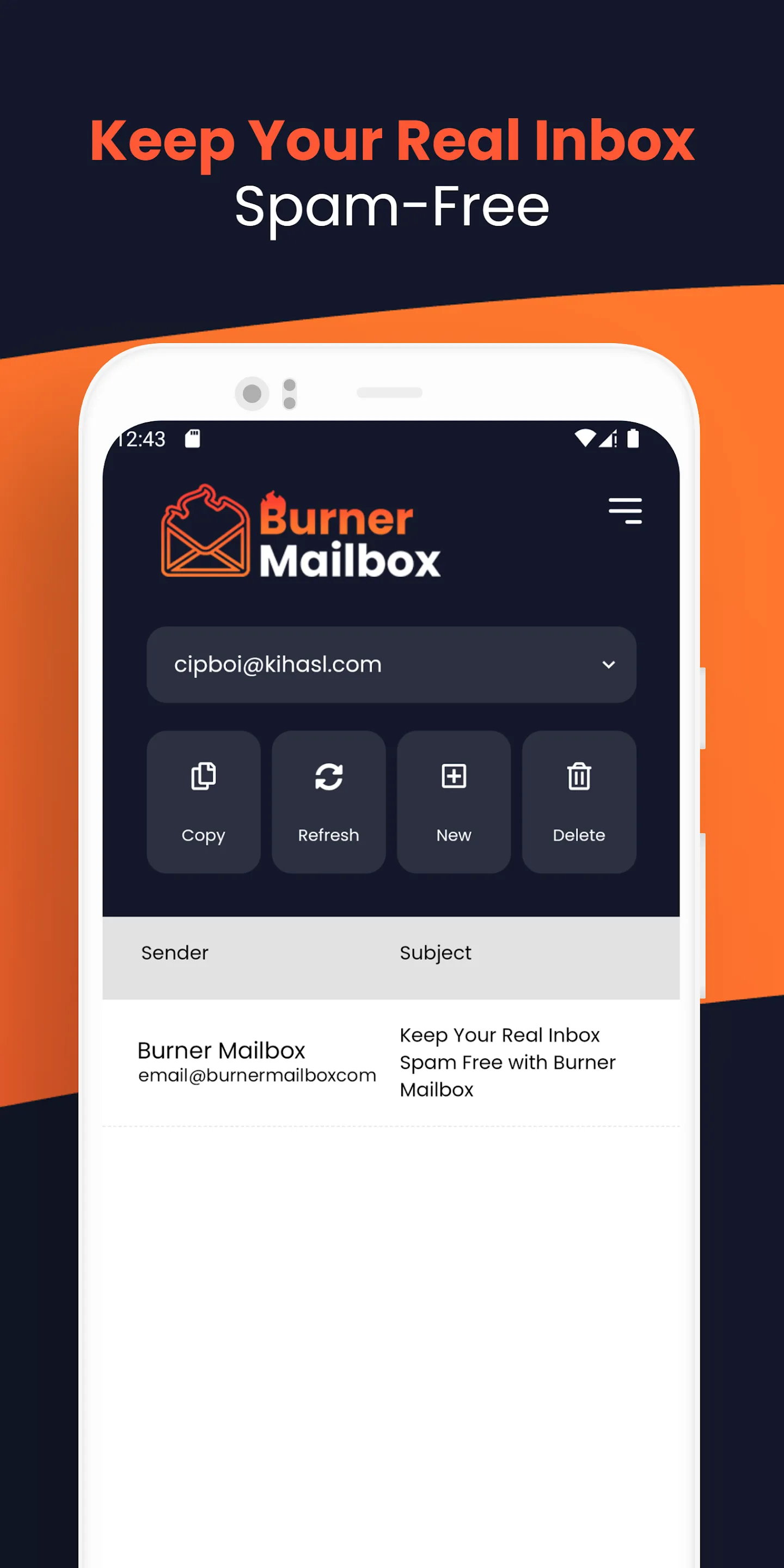 Burner Mailbox: Temporary Mail | Indus Appstore | Screenshot