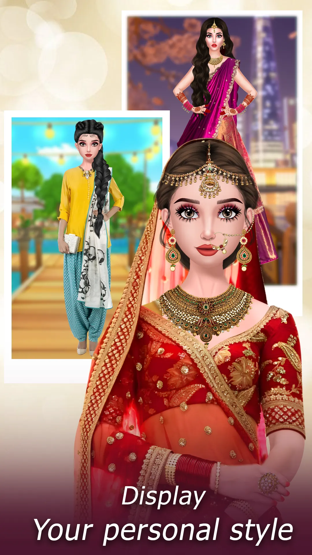 Indian Wedding Dress up Makeup | Indus Appstore | Screenshot