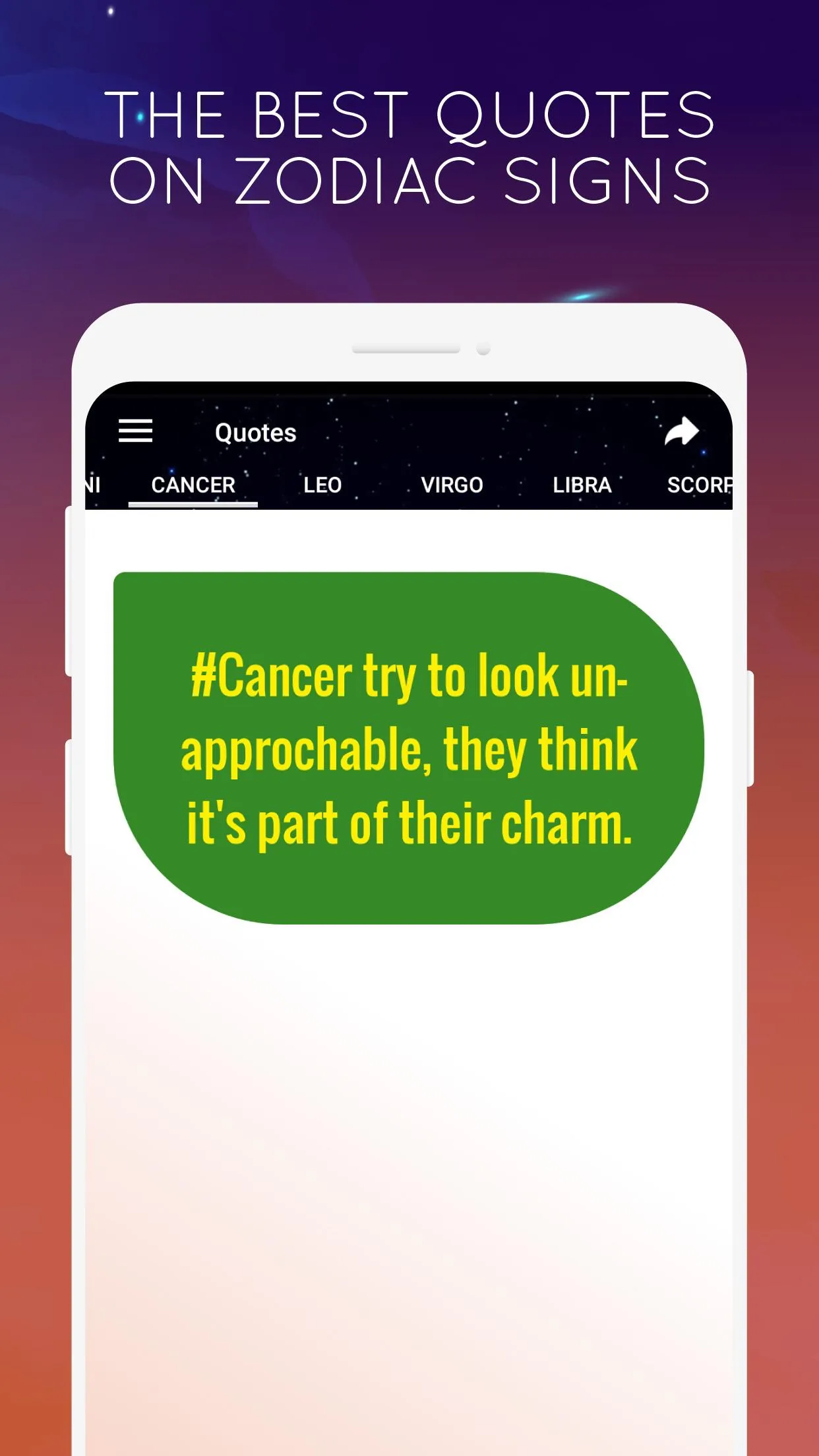 Cancer Horoscope -Daily Zodiac | Indus Appstore | Screenshot