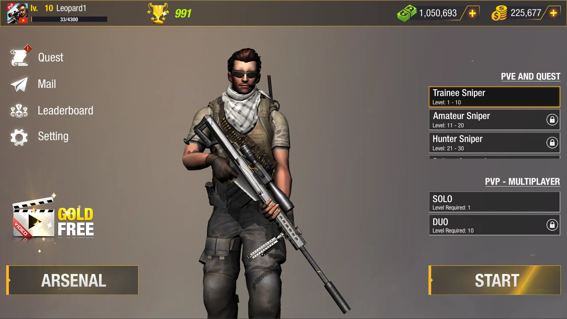 Sniper Warrior: पीवीपी स्नाइपर | Indus Appstore | Screenshot