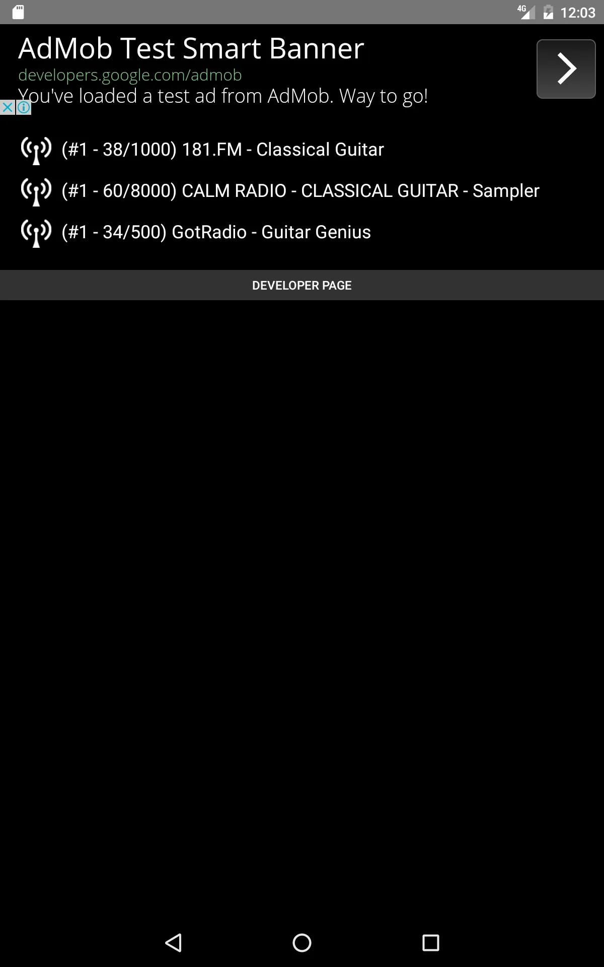 Classical Guitar Radio | Indus Appstore | Screenshot