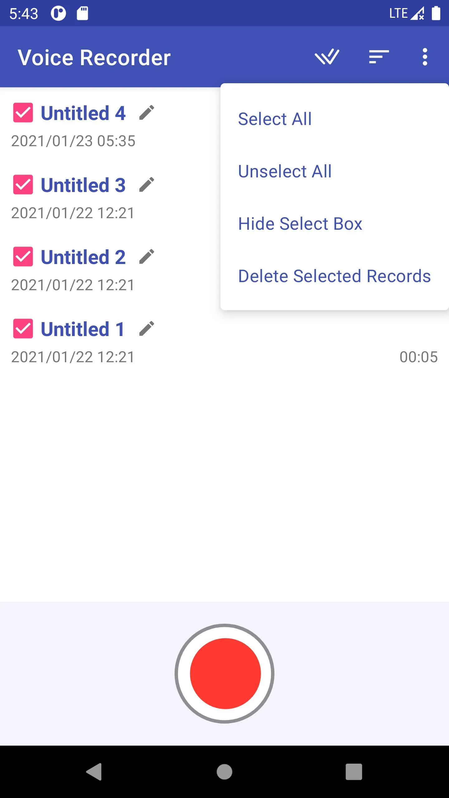 Voice Recorder | Indus Appstore | Screenshot