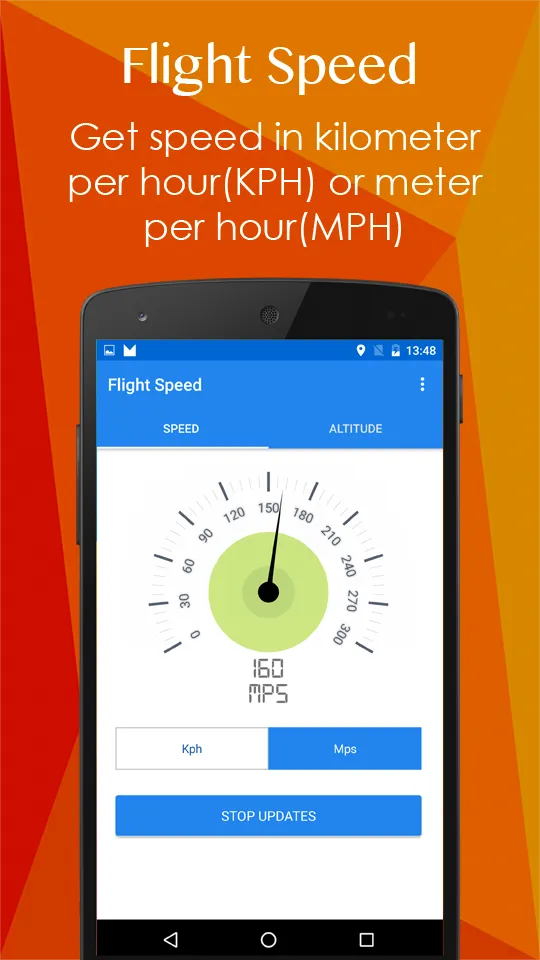 Flight Speed - GPS based meter | Indus Appstore | Screenshot