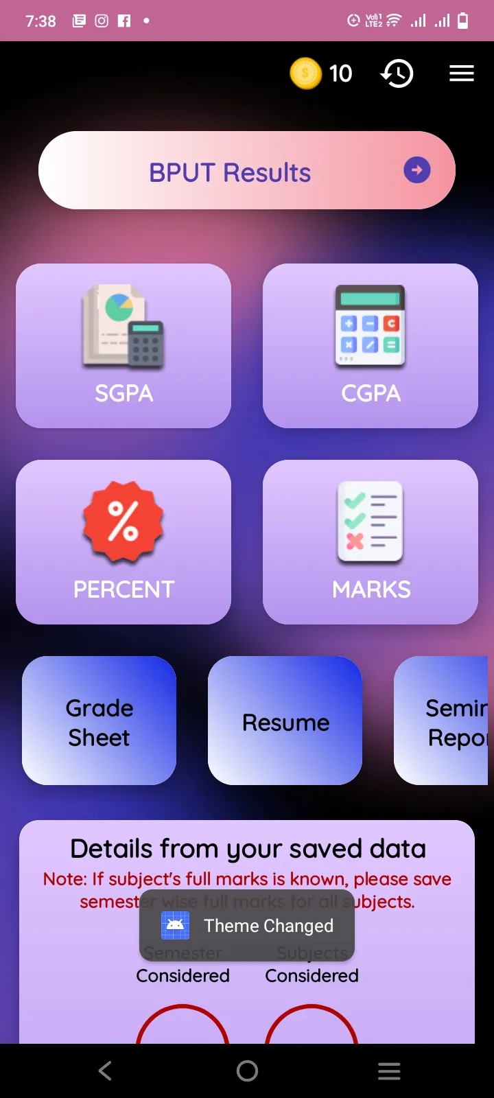 Grade Calculator (BPUT Based) | Indus Appstore | Screenshot