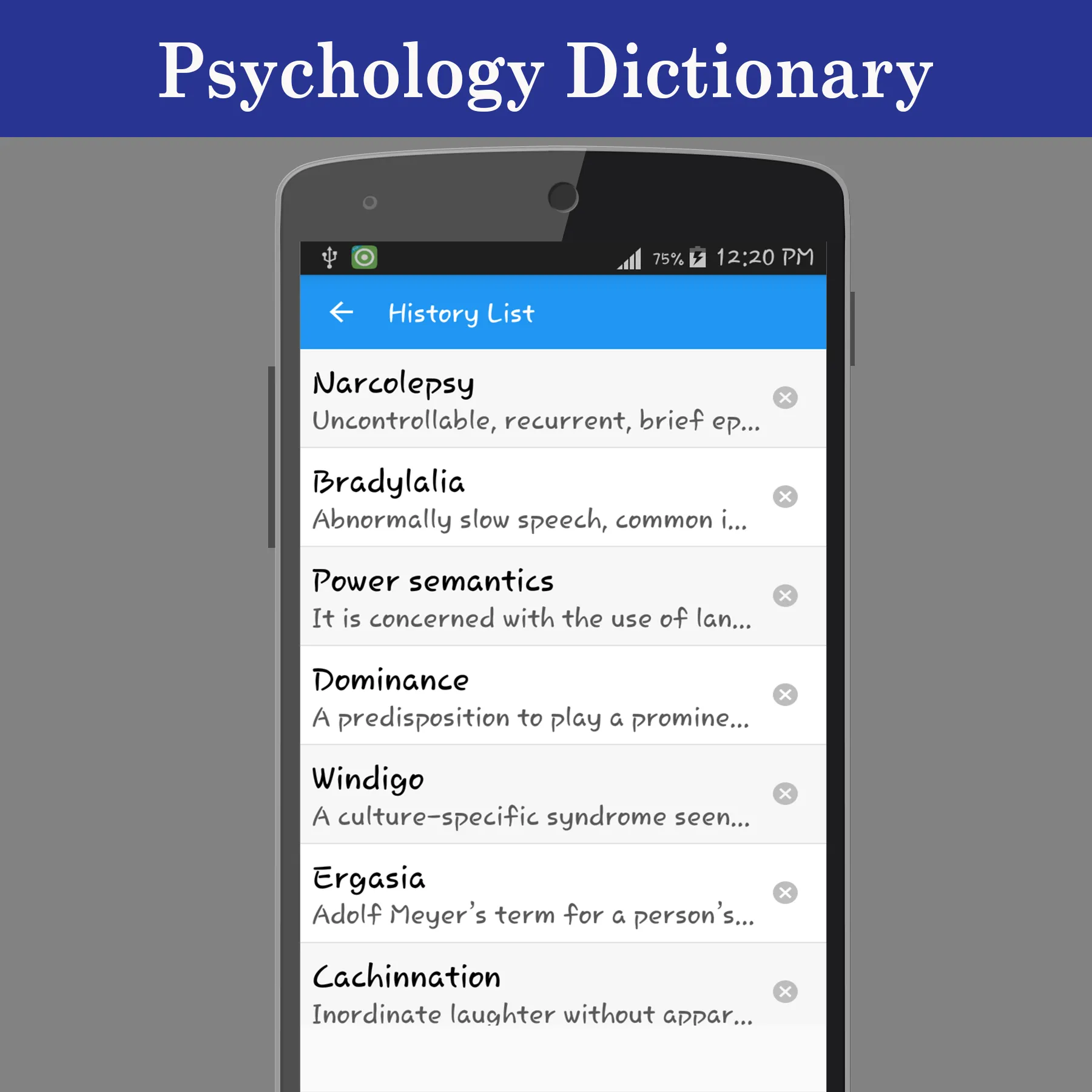 Psychology Dictionary | Indus Appstore | Screenshot