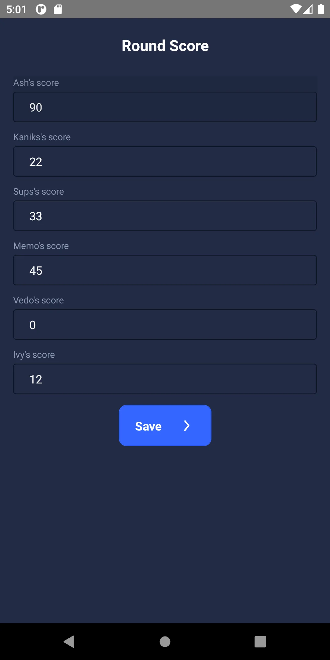 Fast Scorekeeper | Indus Appstore | Screenshot