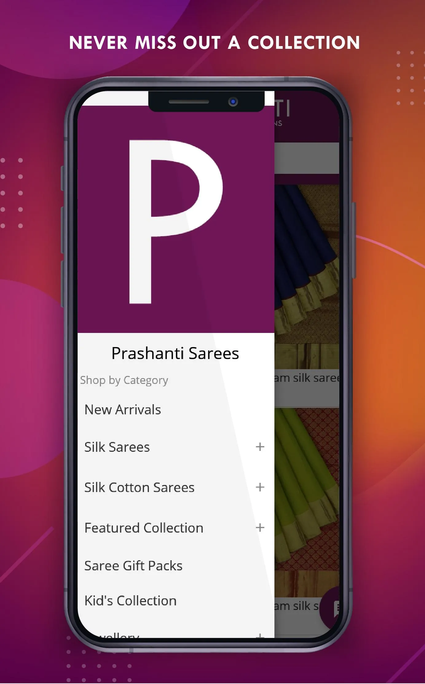 Prashanti Sarees | Indus Appstore | Screenshot