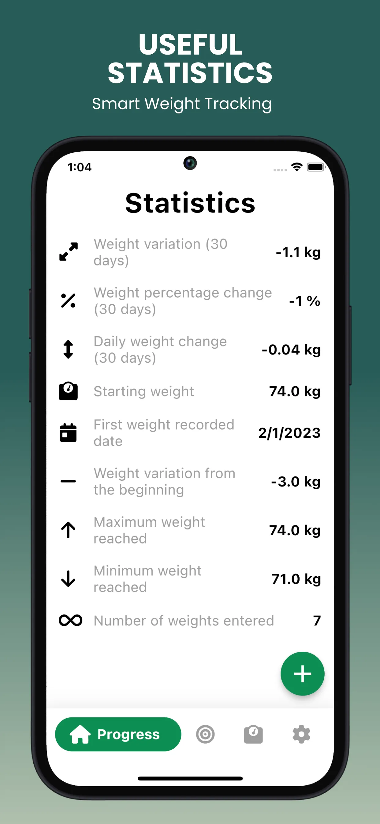 Weight Loss Tracker + | Indus Appstore | Screenshot