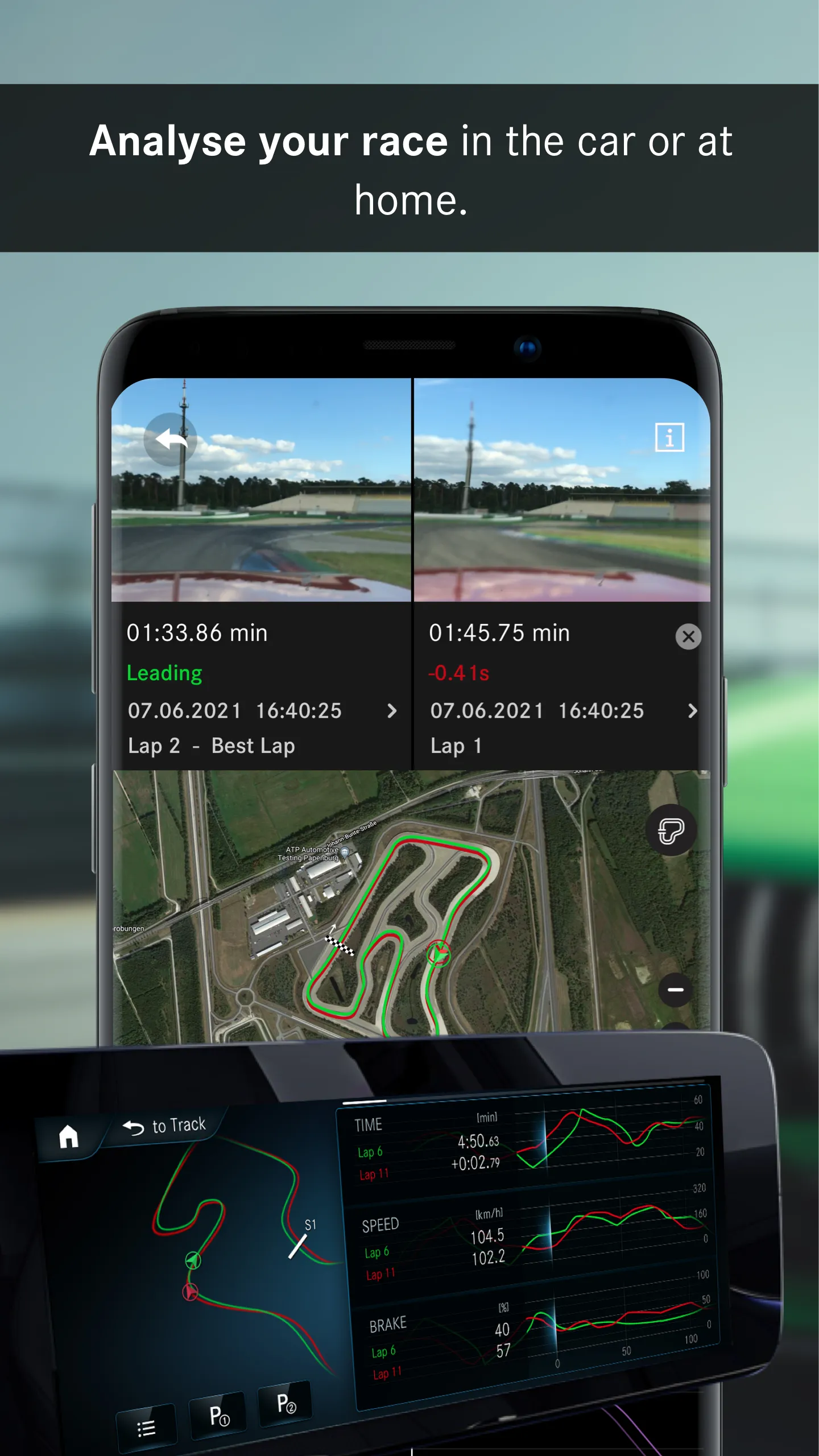 AMG Track Pace | Indus Appstore | Screenshot