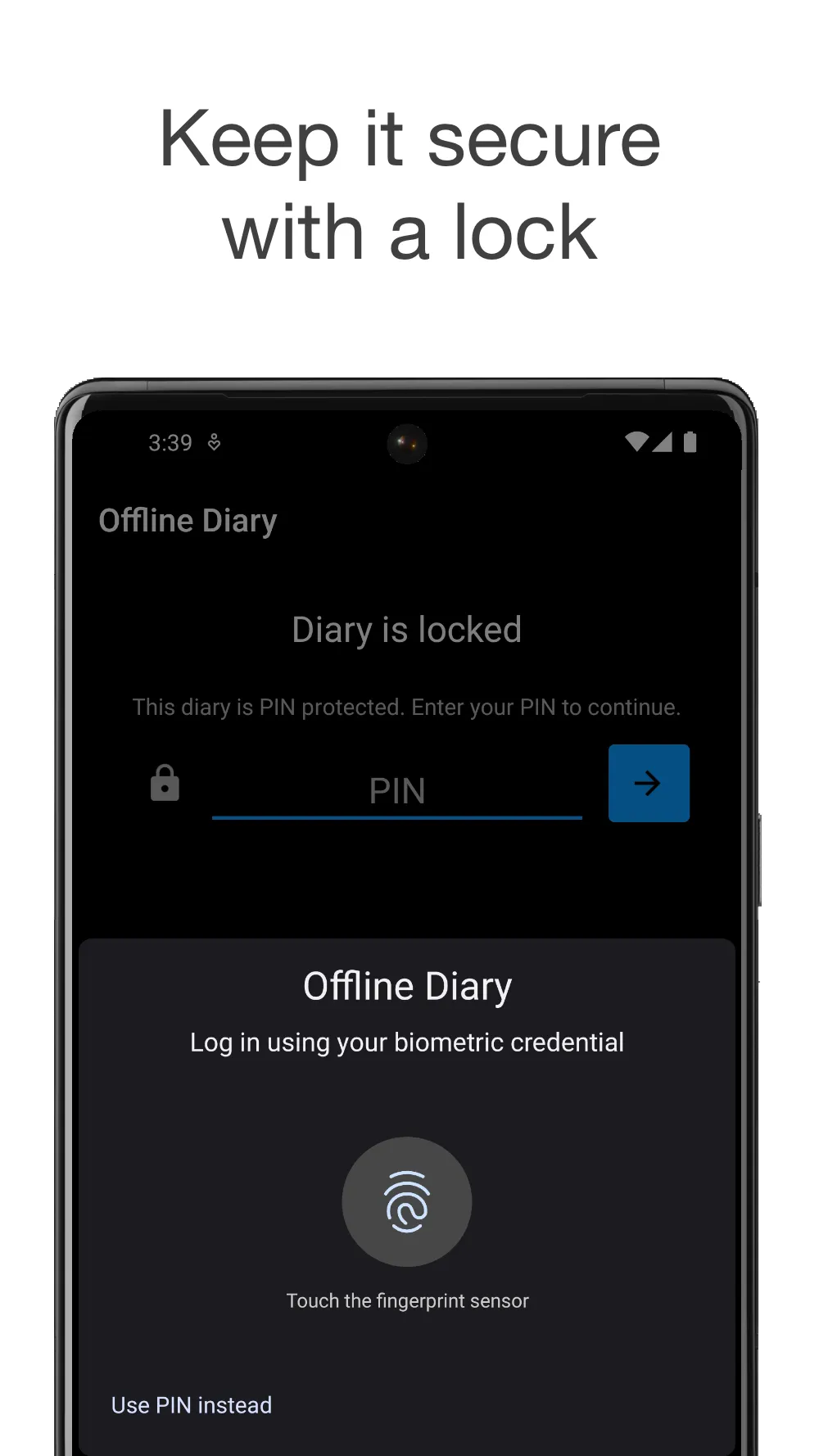 Offline Diary: Journal & Notes | Indus Appstore | Screenshot