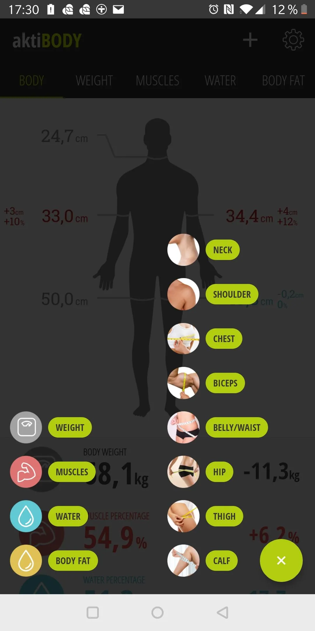 Body & Weight Tracker aktiBody | Indus Appstore | Screenshot