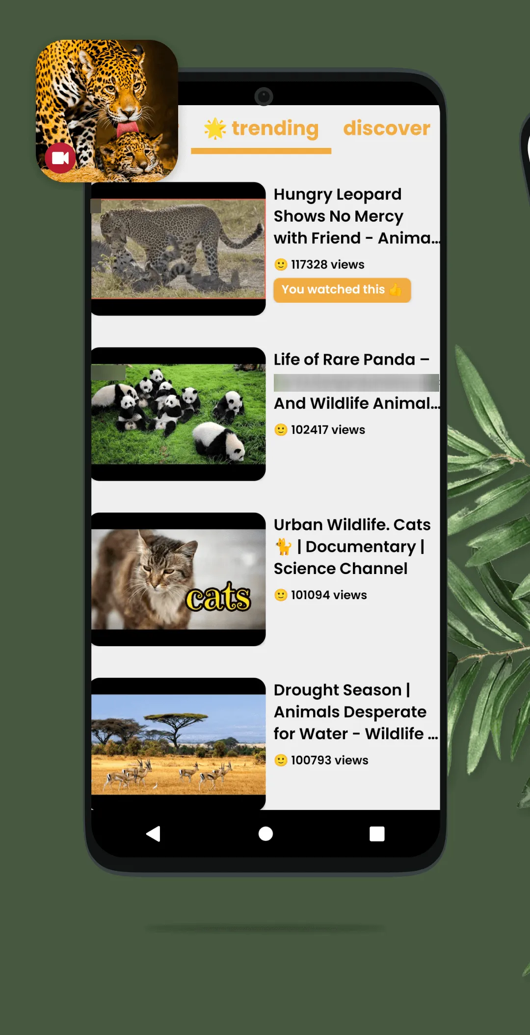 Wild Animals Documentary | Indus Appstore | Screenshot