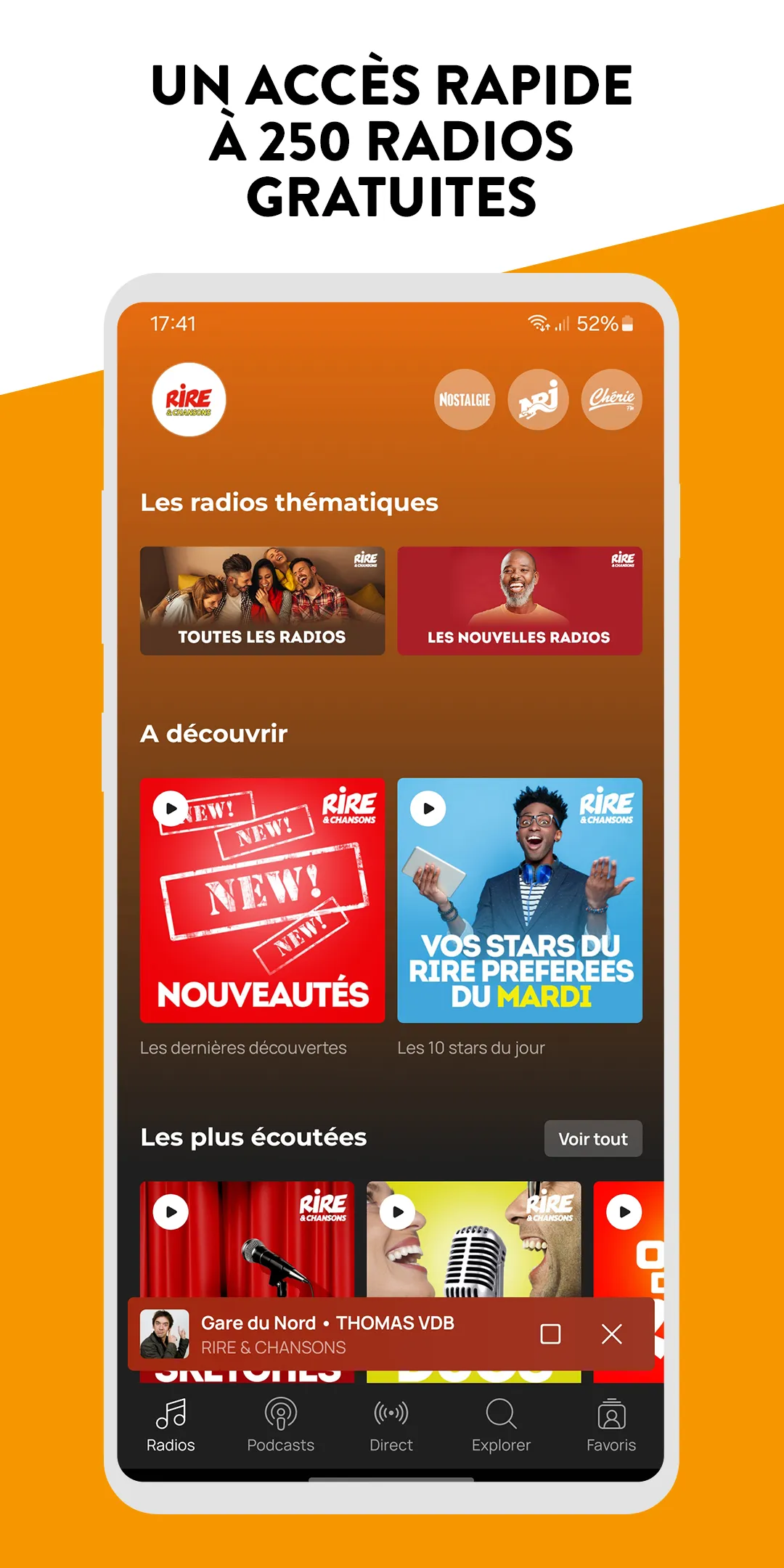 Rire et Chansons: Radios | Indus Appstore | Screenshot