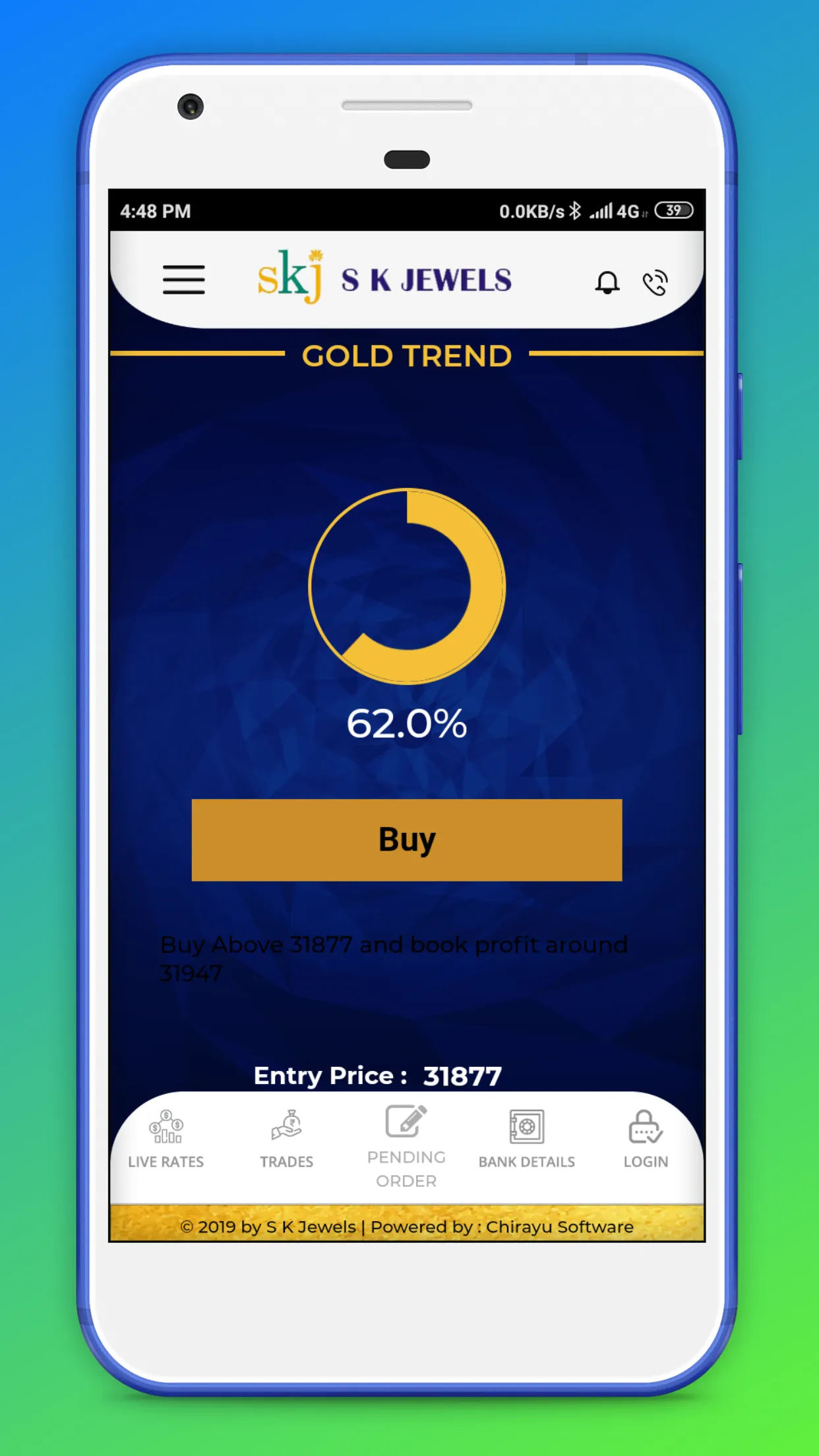 SK Jewels - Bullion Gold Live  | Indus Appstore | Screenshot