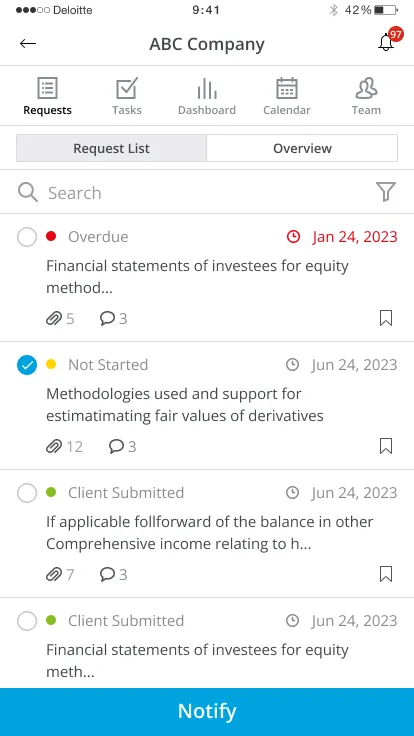 Deloitte Connect Mobile | Indus Appstore | Screenshot