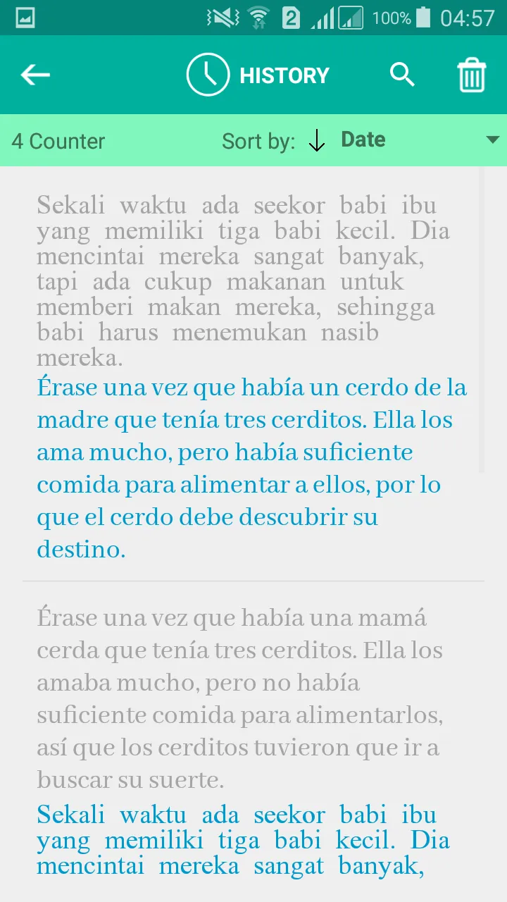 Indonesian Spanish Translator | Indus Appstore | Screenshot