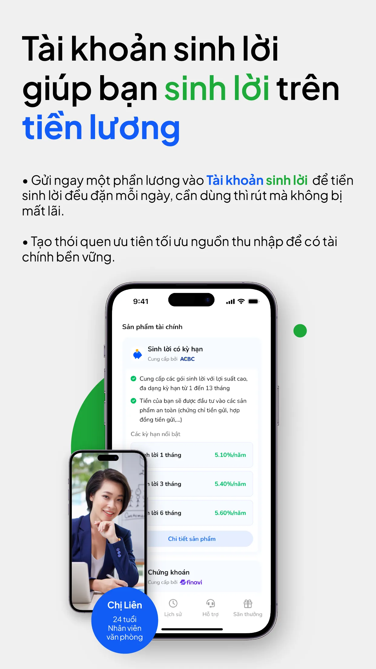 Infina - Tài khoản sinh lời | Indus Appstore | Screenshot