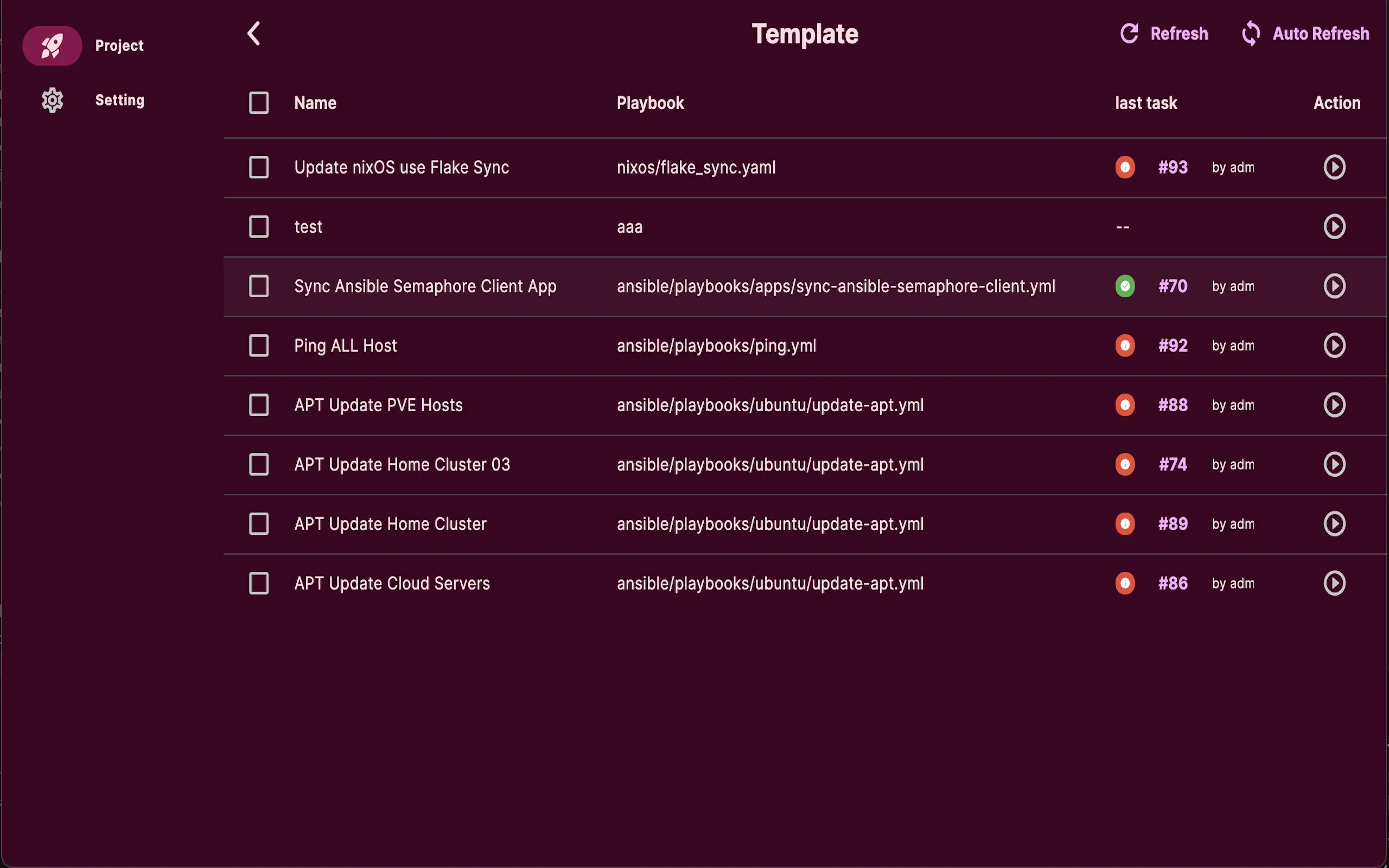 Ansible Semaphore Client | Indus Appstore | Screenshot